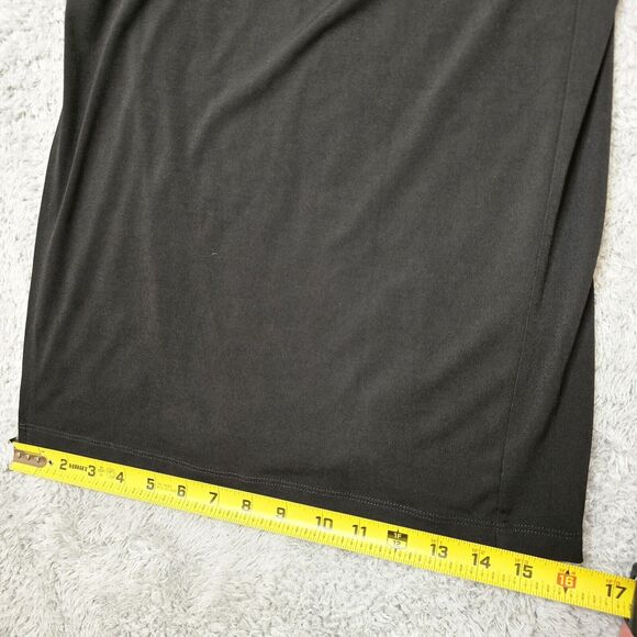 G.I.L.I. Black Pull On Stretch Elastic Waist Wide Leg Pants Womens Large Petite - Picture 8 of 8